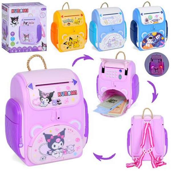 Скарбничка MK 5412 (12шт) 20см, сейф з кодом, муз.-звук(англ.), затягує купюри, відбиток, рюкзак, 4 (шт.)