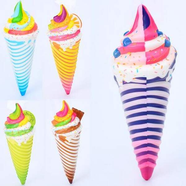 Іграшка MS 3248 (120шт) сквіши, антистрес, морозиво, мікс видів, в пакеті, 20-7-7, упаковка 12 шт в (шт.)