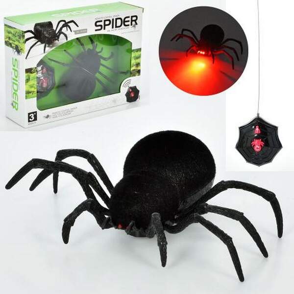 Тварина Z2113 (24шт) павук,ходить,на д/к(іч),світло,на бат-ці, в кор-ці 28-20-7см (шт.)