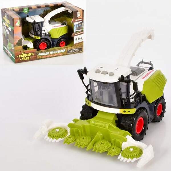 Комбайн 550-1C (18шт) 20см, інерція, звук, світло, рухомі деталі, на бат-ці (табл), в кор-ці, 23-13- (шт.)