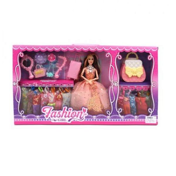 Лялька з вбранням 860000 (18шт) 29см, шарнірна, плаття, сумка(пластик), аксесуари, мікс кольорів, в (шт.)