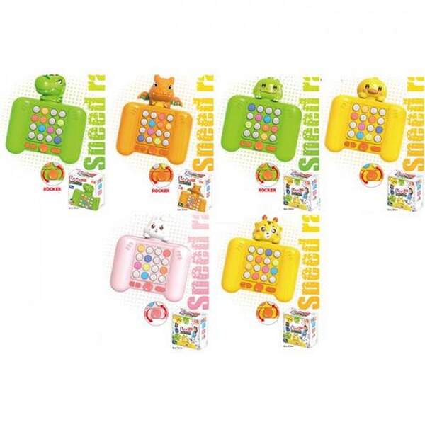 Гра F6-7-9-B-9-L-9-Y-9-K (60шт) електронна, розвиваюча, музика, звук(англ), світло, кнопкова гра, 6 (шт.)