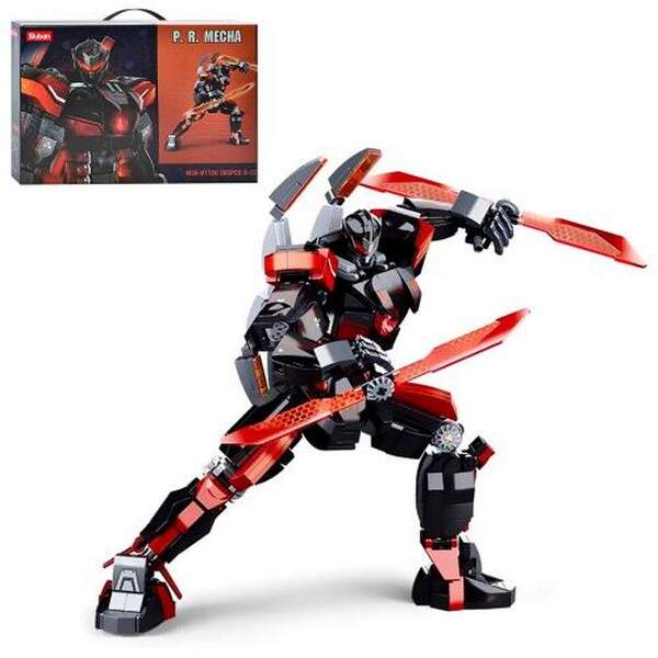 Конструктор SLUBAN M38-B1120 (16шт)  робот, 585дет, в кор-ці, 42,5-28,5-7см (шт.)