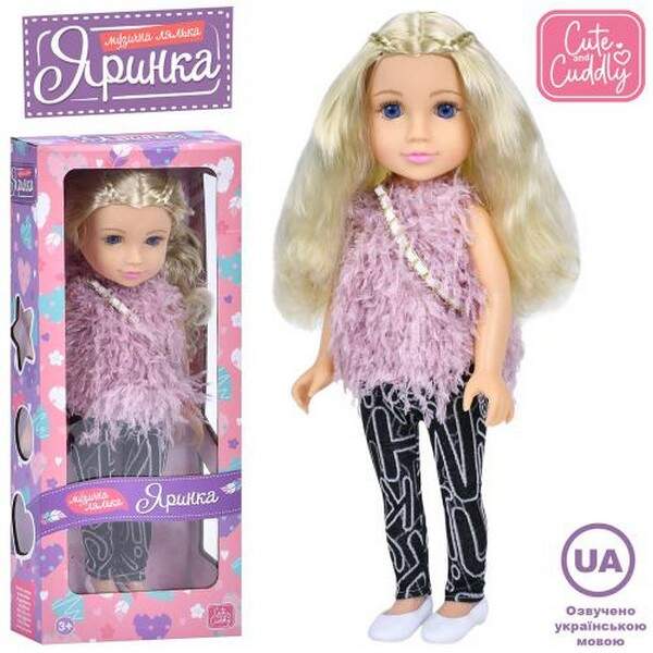 Лялька M 5934 I UA (18шт) Яринка, 45см, музика(укр), 5 пісень, на бат(табл), в кор-ці, 20-48-10см (шт.)