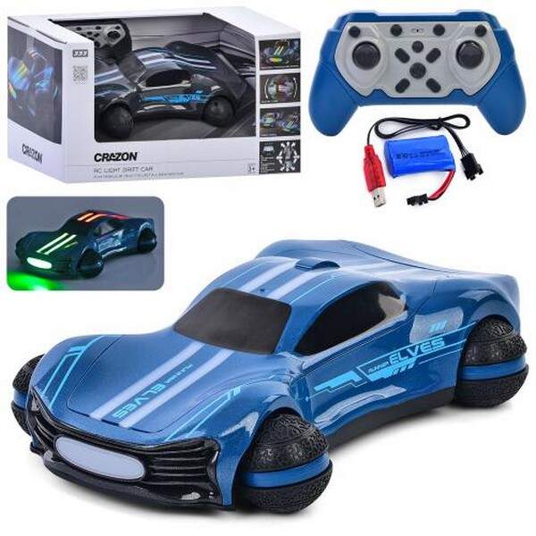 Машина 333-YL24161 (6шт) 2.4G, р/к, 1:16, 24см, дрифтова, акум, USB-зарядне, світло, 2 кольори, в ко (шт.)