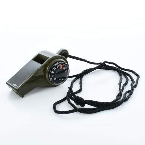 Свисток MS 3706 (100шт)6см, 3в1, на шнурку, в пакеті (шт.)