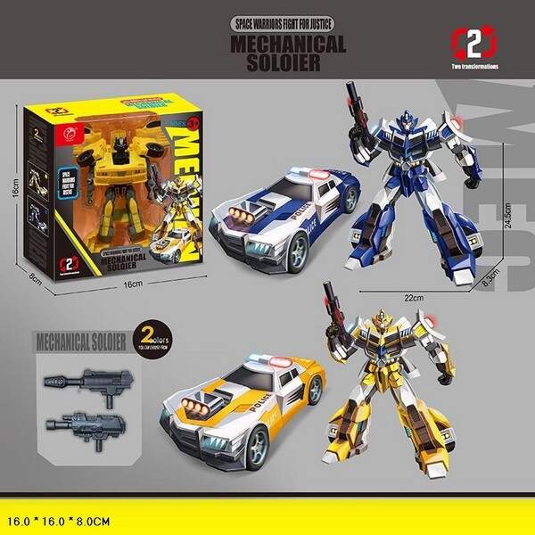 Робот арт. 908-6B (72шт/2) 2кольори, короб. 16*16*8см (шт.)