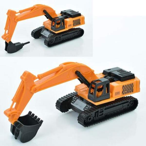 Будтехніка 559 (240шт) інерц, 13см, рухливі деталі, 2 види, у пакеті, 13-5,5-4,5см (шт.)