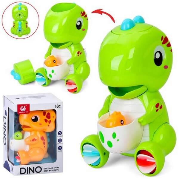 Гра для купання 9928-9929 (36шт) динозавр, 21см, водоспад, присоски, 2 види, в кор-ці, 16,5-25-14см (шт.)