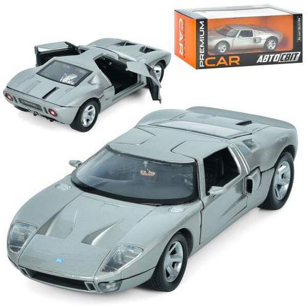 Машина AP-1931 (8шт) АвтоСвіт, 1:24,Ford GT Concept, метал, 19см, відкриваються двері, гумові колеса (шт.)