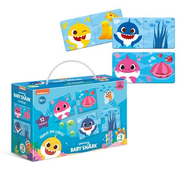 200586 Пазл «З'єднай кольори»  (12 елементів) 200586 (шт.)