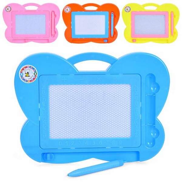 Досточка для малювання D828-20 (192шт) 22,5-16см,метелик, ч/б, 3 штампи, мікс кольорів, у пакеті, 25 (шт.)