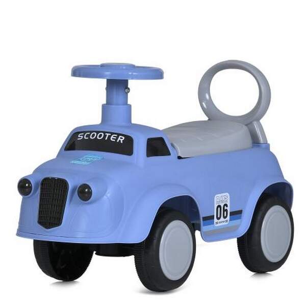Каталка-толокар M 6023-4 (1шт) музика, світло, блакитний (шт.)