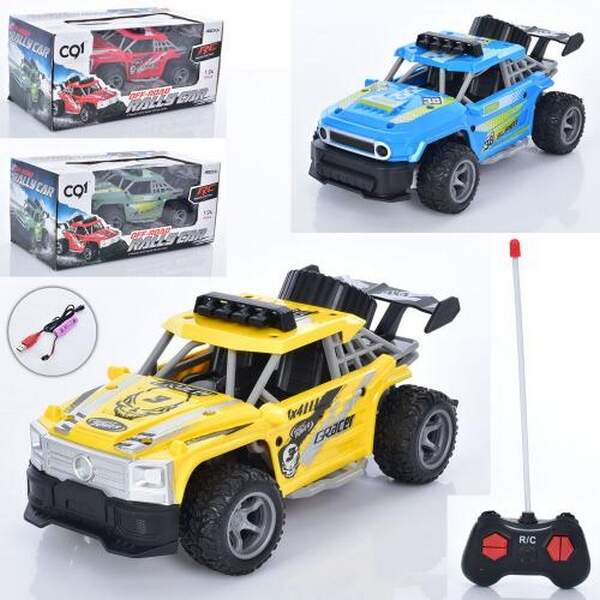 Джип 091-161-63 (18шт) р/к, акум, USBзарядне, 2 види по 2 кольори, в кор-ці, на бат-ці, 25-11,5-13см (шт.)