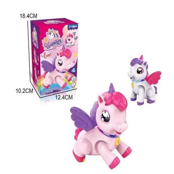 Музична іграшка RS-5172 (30шт) єдиноріг, 17см, музика, світло, 2 режими, рухлива, 2 кольори, на бат- (шт.)