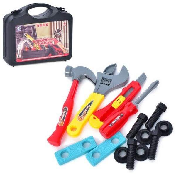 Набір інструментів YF809-6-7 (72шт)молоток, ключ, викрутка, болти, в чемодані 21-19-4см (шт.)