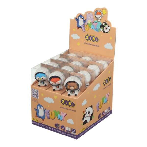 Чинка фігурка SPACE TEAM, 1 отв., 60х35х32мм ZB.5596 (24шт в уп.) (шт.)