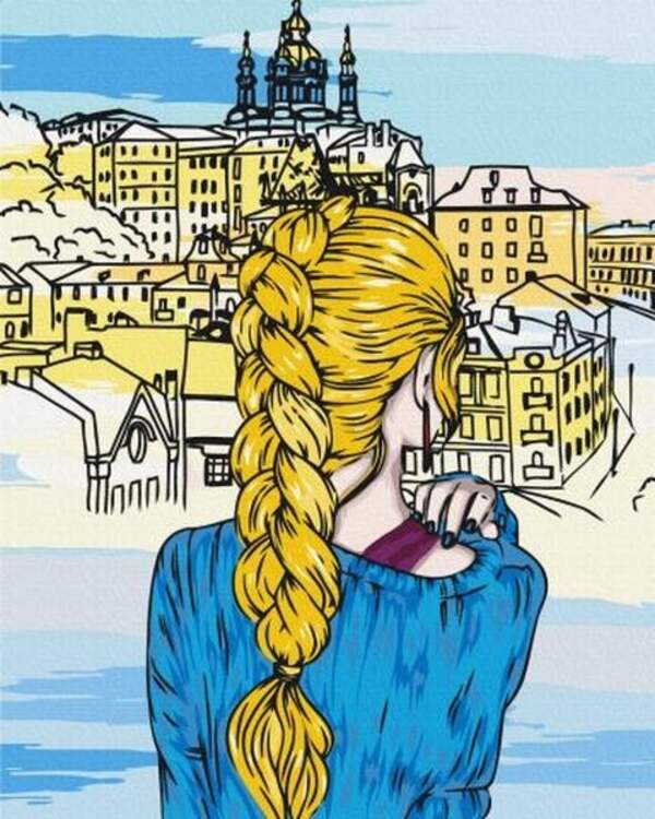 Картина за номерами "З тобою в серці", 40*50, PATRIOT, KIDS Line ZB.64097 (шт.)