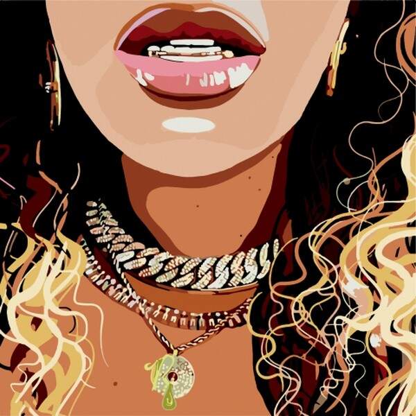 Картина за номерами "На вустах", 40*50, ART Line ZB.64223 (шт.)