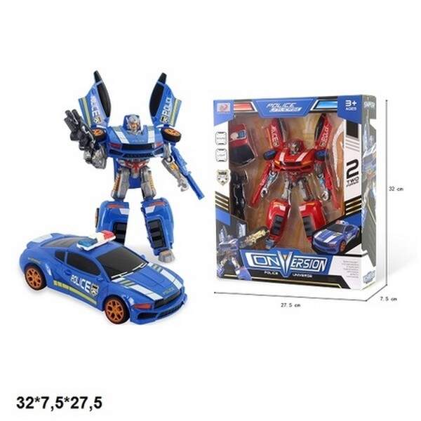 Трансформер легкова 388-5 поліція батар.муз.світ.2кол.кор.32*7,5*27,5 /36/ (шт.)