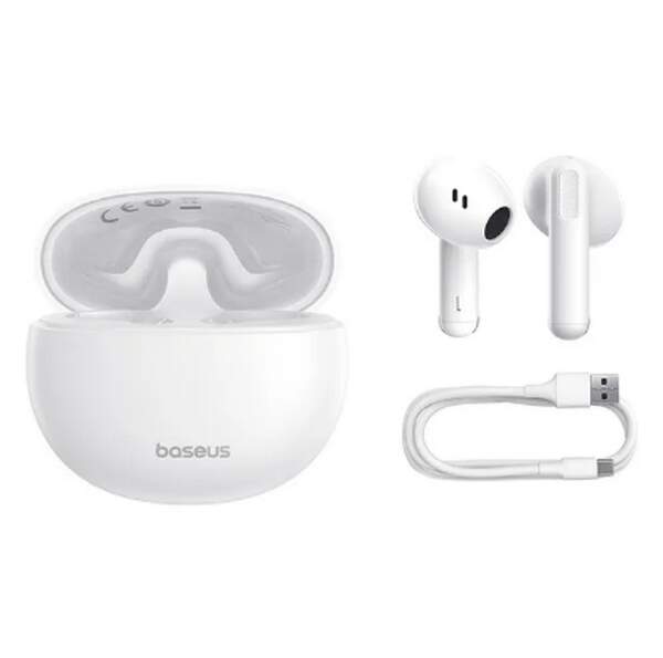 Навушники безпровідні TWS Baseus Bowie E12 True Wireless Earphones white A00059801216-Z1 (шт.)