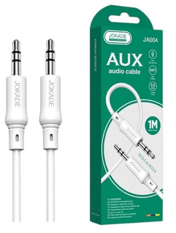 Кабель Аукс JOKADE 004 білий (шт.)