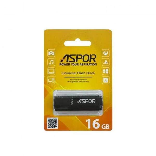 USB Flash Aspor AR121 16GB Aspor Vega чорна (шт.)