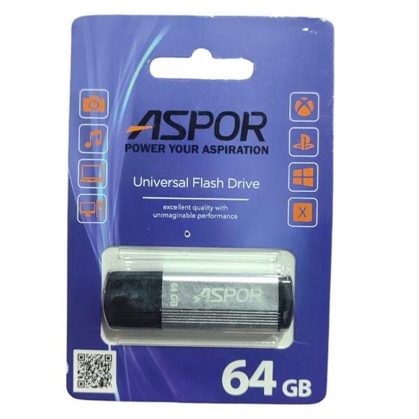 USB Flash Aspor AR121 64GB  -  срібло (шт.)