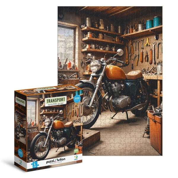 300651 Пазл Medium-L «Транспорт. Мотоциклетний гараж» 400 елементів 300651 (шт.)
