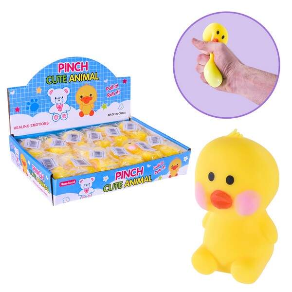 Антистрес арт. K16442 (288шт) каченя, р-р 9см, 12шт у дисплей боксі 29*19*5,5 см (шт.)