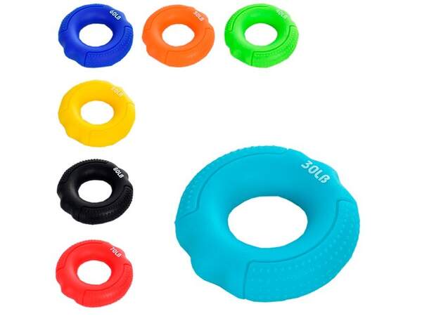 Еспандер MS 3410 (60шт) кистьовий,навантаження 9,12,18,22,27,32,36кг, 7 видів,кул, 7,5-7,5-2см (шт.)