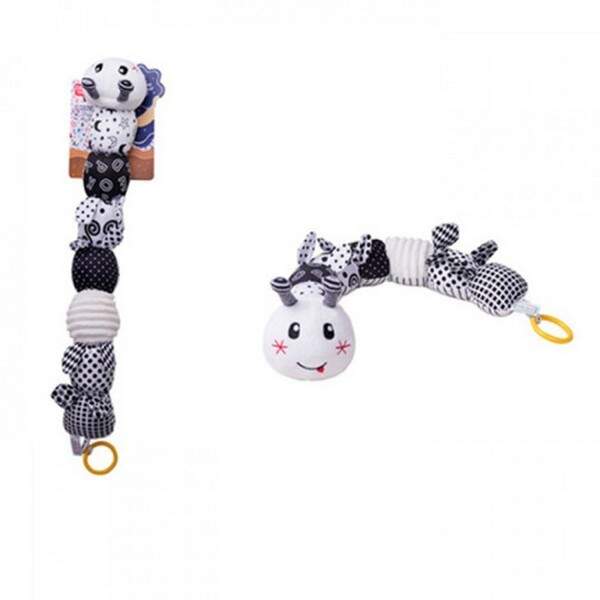 Підвіска м'яка 688M-116 (40шт) 70см, гусениця 60см, брязкальце, пискавка, шуршить, на листі/у пакеті (шт.)