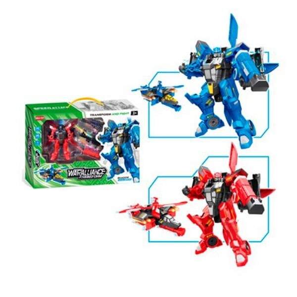 Трансформер BF-1114 (30шт) робот 11,5см+вертоліт, 2 кольори, в кор-ці, 35,5-23,5-6,5см (шт.)