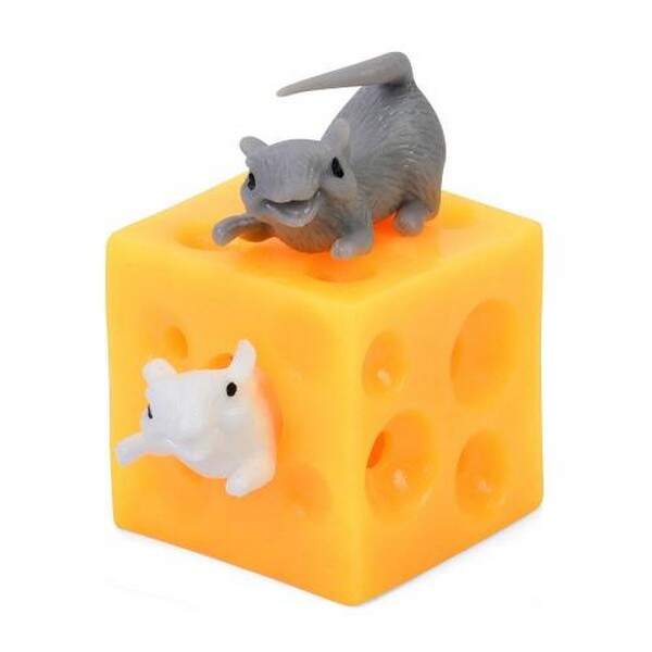 Фігурка FA0054 (144шт) миша (2шт) і сир, 4,5-4,5см, антістрес, в пакеті, 11-8-5см (шт.)