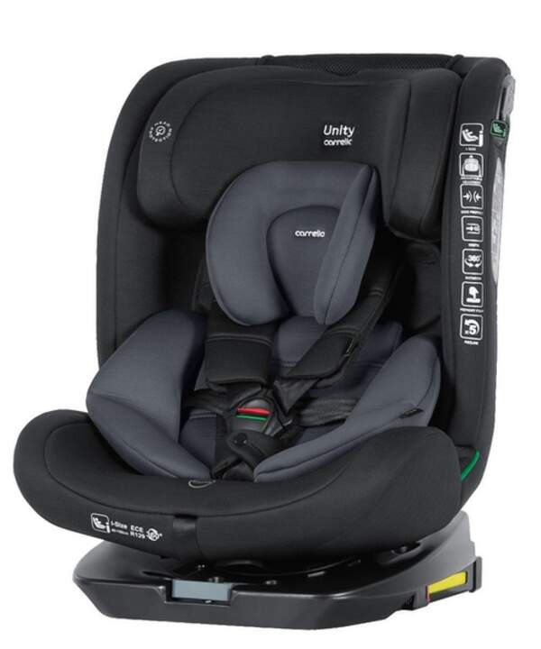 Автокрісло CARRELLO Unity CRL-17010 Accord Grey i-Size 40-150см ISOFIX, поворот /1/ (шт.)