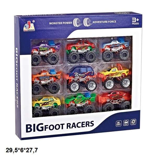 Набір модельок DS937 метал.9шт.в кор.29,5*6*27,7 /36/ (шт.)