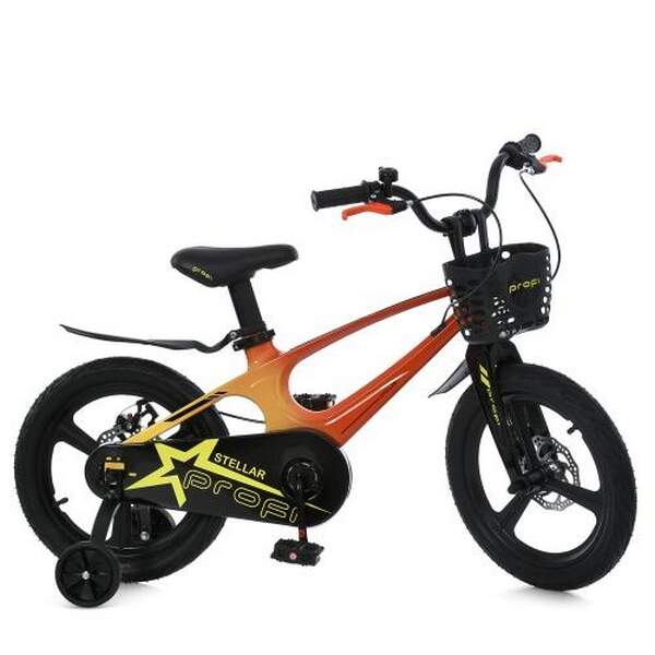Велосипед дитячий PROF1 14д. MB 141020-6 (1шт) STELLAR,SKD75,магнез.рама,вилка,обод,перед/зад.диск.т (шт.)