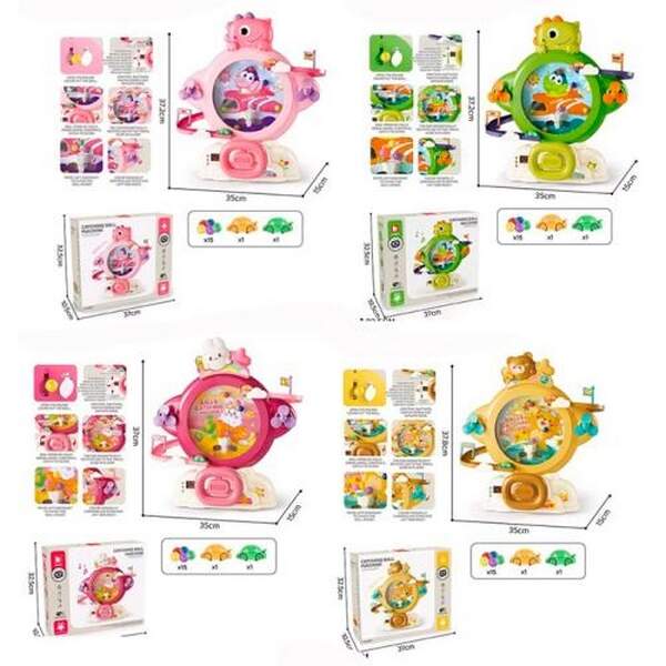 Гра G251-A-G252-6A (16шт) 30-32-10см, трек, кермо, гра "Злови кульку", машинки, кульки, музика, елек (шт.)