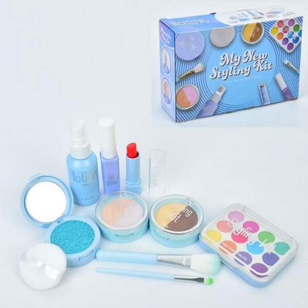 Косметика 598031 (60шт) пензлики, тіні, флакони, муляж, в кор-ці, 18-12,5-6см (шт.)