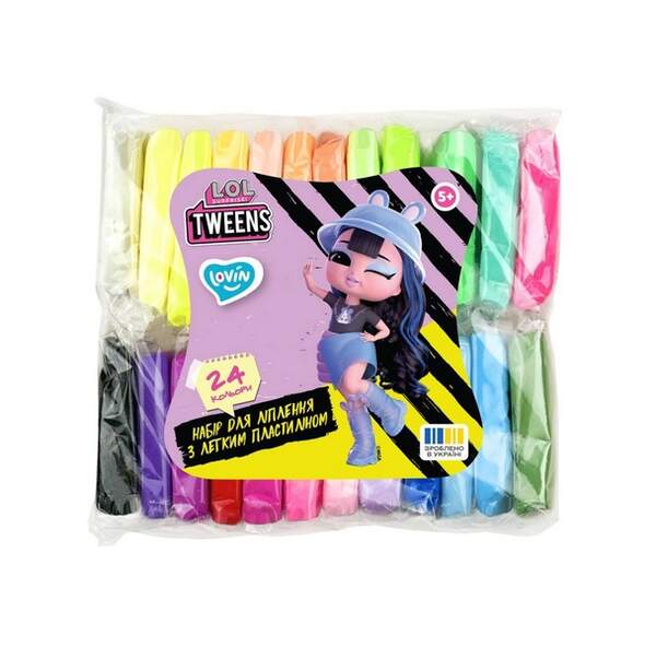 L.O.L. Surprise! Tweens TM 24 кольори неон ТМ Lovin Набір для ліплення з повітряним пластиліном LOL7 (шт.)