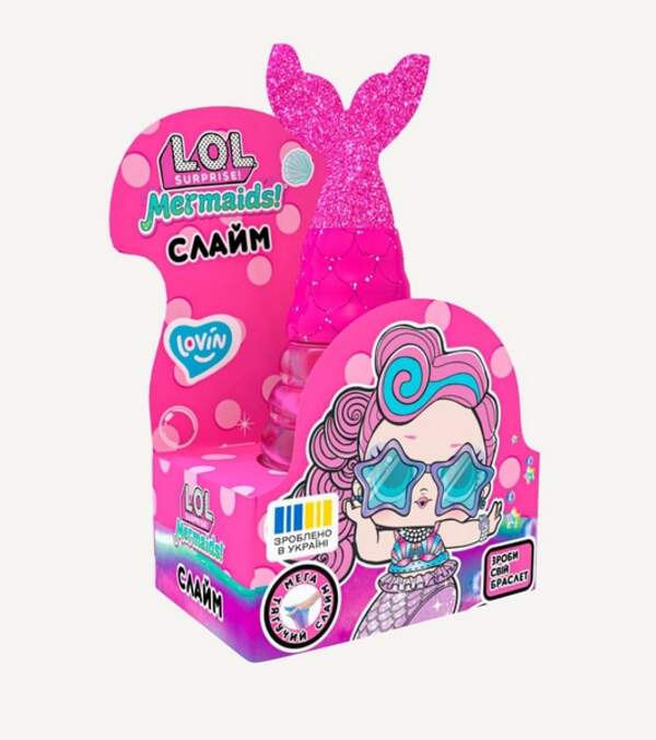 L.O.L. Surprise! TM Русалка Рожева TM Lovin Іграшка-антистрес 250 мл LOL80195 (шт.)