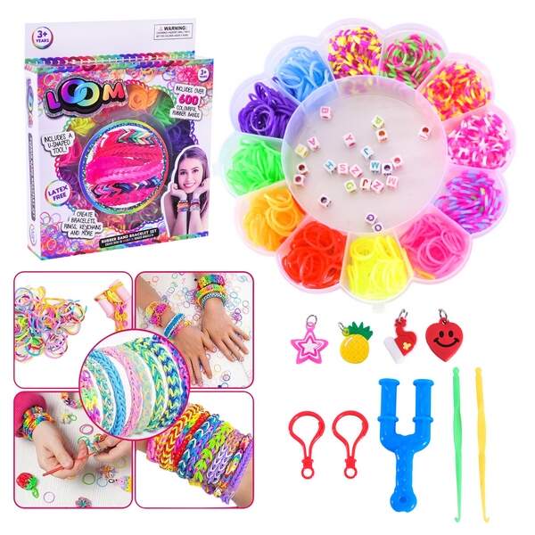 Резиночки для плетіння арт. 16205 (120шт/2) коробка 18*21*5 см (шт.)