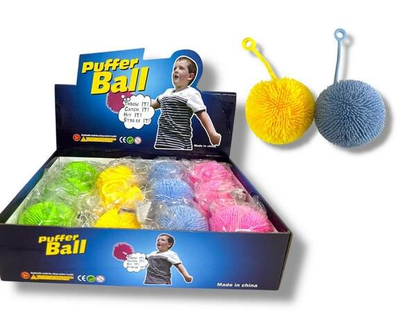 Іграшка дит. Попригун лохматик, кольор. 12шт в упак. 7див. ВОТ-130735 (288) (шт.)