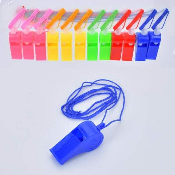 Свисток MS 4303 (1200шт) пластик, 4,5см, на листі 12шт, упаковка пакет 24шт (шт.)