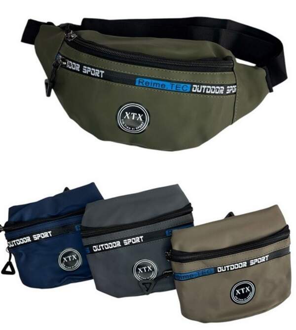 Сумка бананка  чоловіча. з поліестеру (30*14см) №012 (200) (шт.)