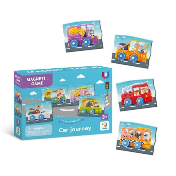 200253 Магнітна гра «Автомобільна подорож» (8 елементів) 200253 (шт.)