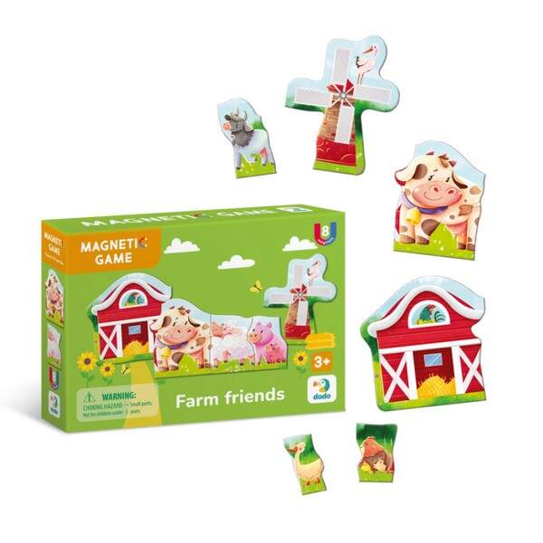 200255 Магнітна гра «Друзі з ферми» (8 елементів) 200255 (шт.)