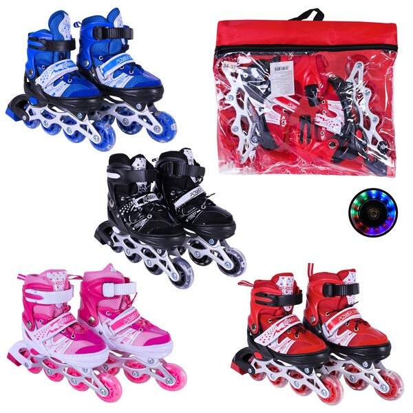 Роликові ковзани арт. RL25502 (6шт)  розмір M (34-37) колеса PVC (шт.)