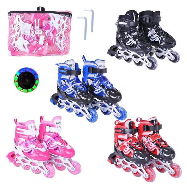 Роликові ковзани арт. RL25504 (6шт)  розмір S (30-33) колеса PVC (шт.)