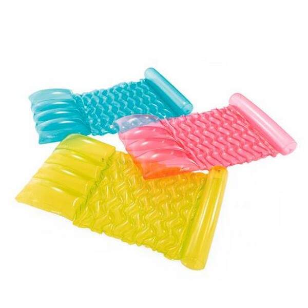 Матрас 58725 (6шт) надувний, 173-89см, 3 повітряні камери, навантаження до 100кг, 3 кольори, в кор-ц (шт.)